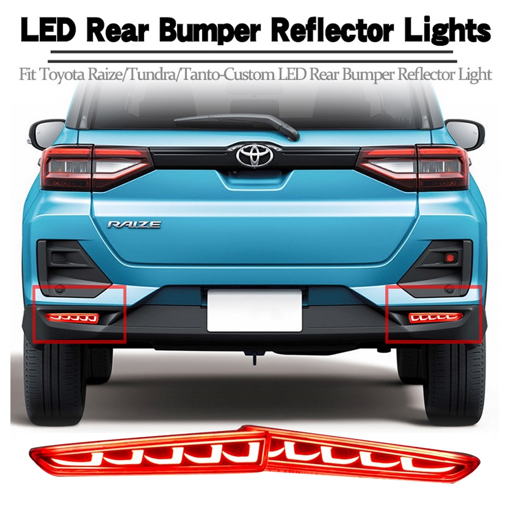 LED Reflektor Bumper Belakang untuk Toyota Raize 2021