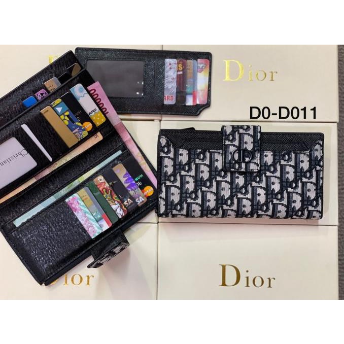 dompet panjang wanita full kartu branded