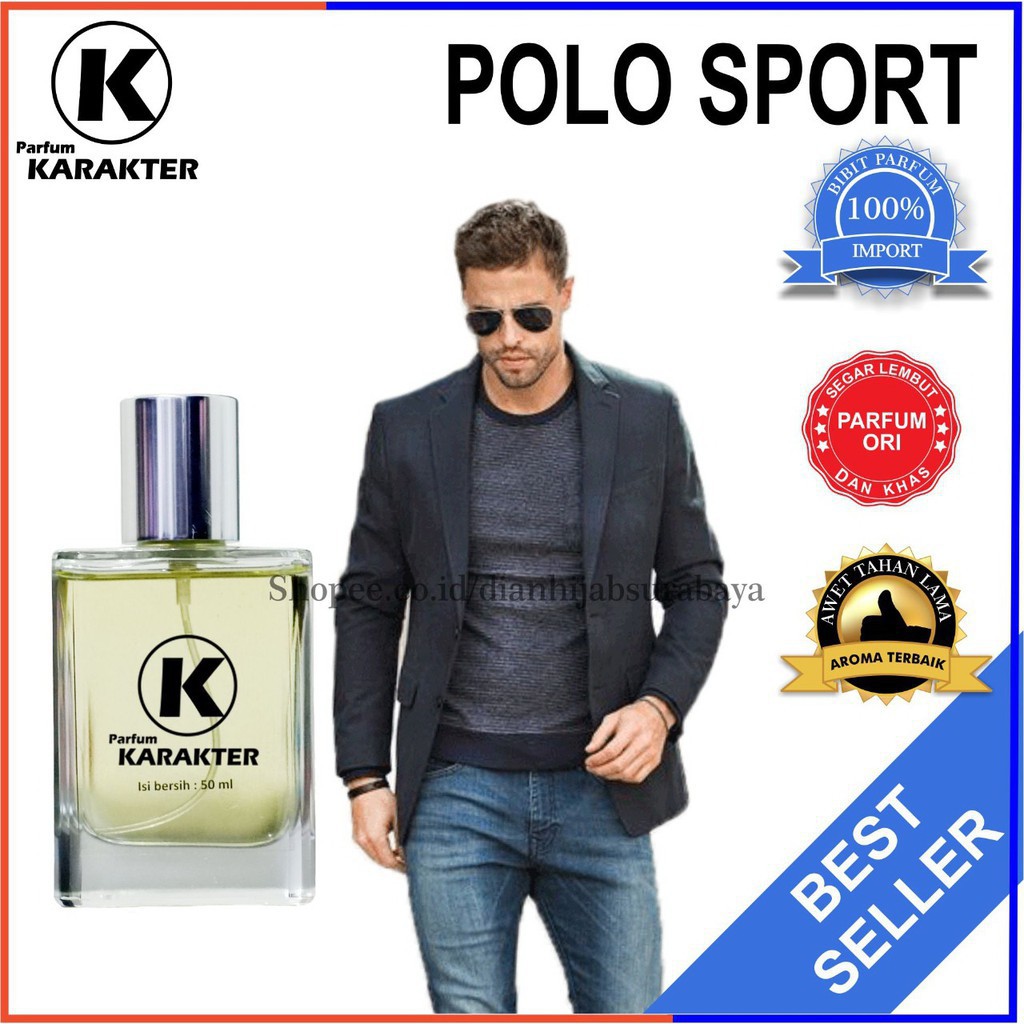PARFUM COWOK AROMA POLO SPORT 30ML - ORIGINAL BIBIT PARFUM