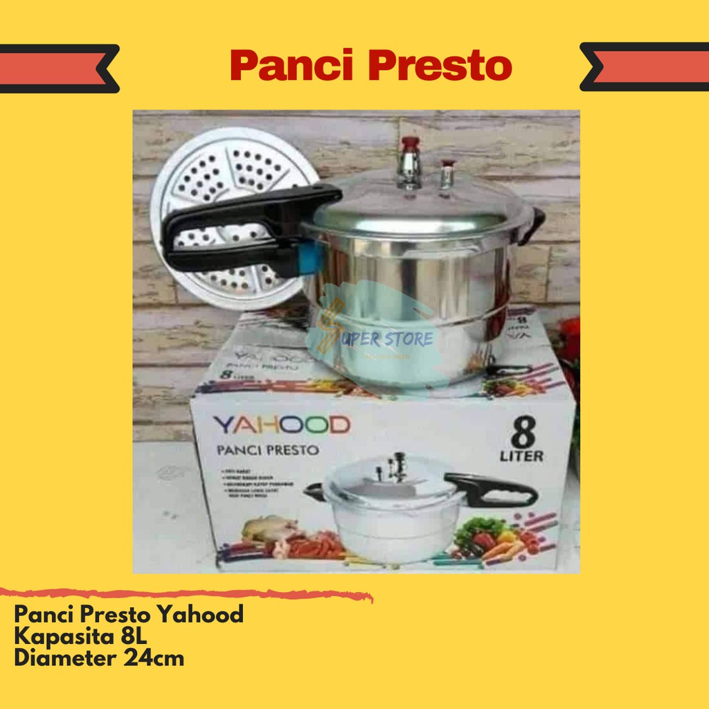 Presto 8 Liter / Panci Presto / Panci Presto 8L