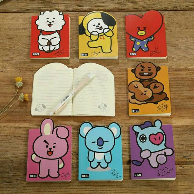 

Notebook A6 BT21/buku diary bt21/ buku kecil bts