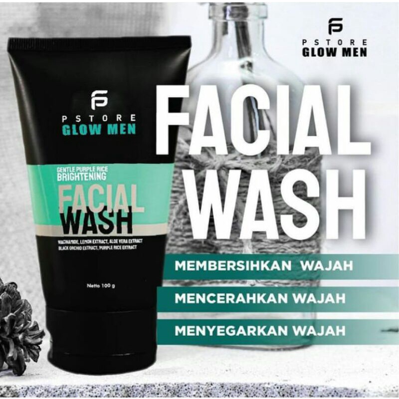 PSTORE GLOW MEN FACIAL WASH SKINCARE
