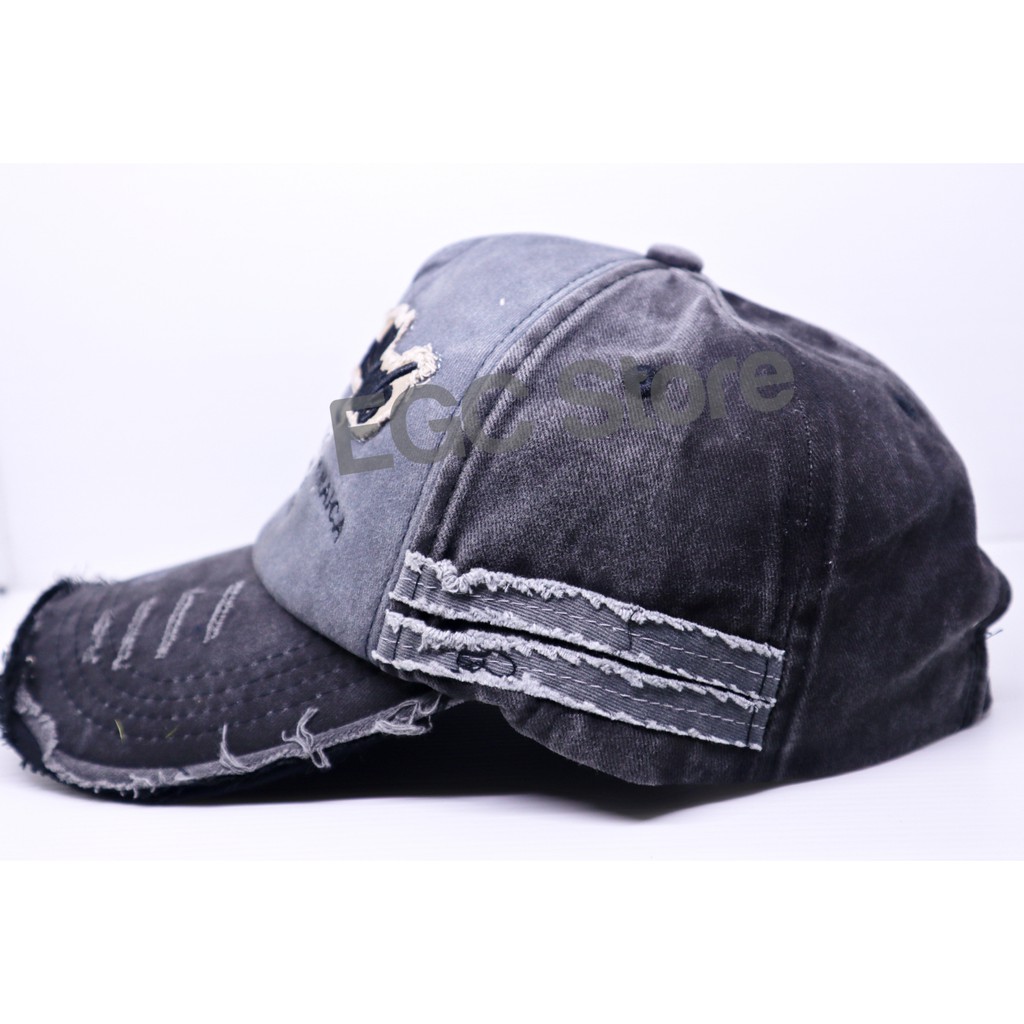 TOPI BASEBALL ROCK SHANK BAHAN KATUN / TOPI BISBOL MODEL ROCK SHANK - 5-628