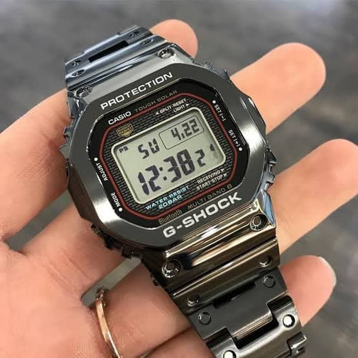 Jam Tangan Pria Merk Casio GShock Type: B5000 Baterai Mesin JepanG