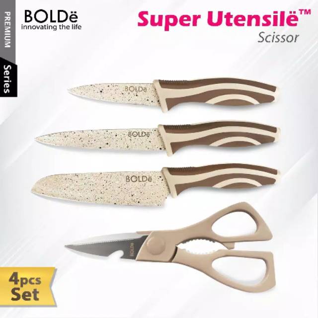 

BOLDë Electra Set Pisau + Gunting / Super Utensilë