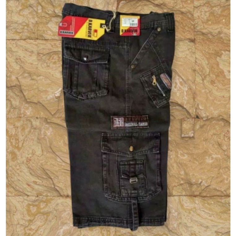 PROMO!!!Celana levis pria pendek 3/4 celana cargo celana gunung pria