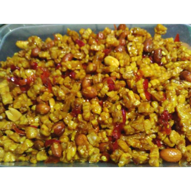 

CEMILAN KACANG TEMPE KERING 500gr PEDAS MANIS GURIH