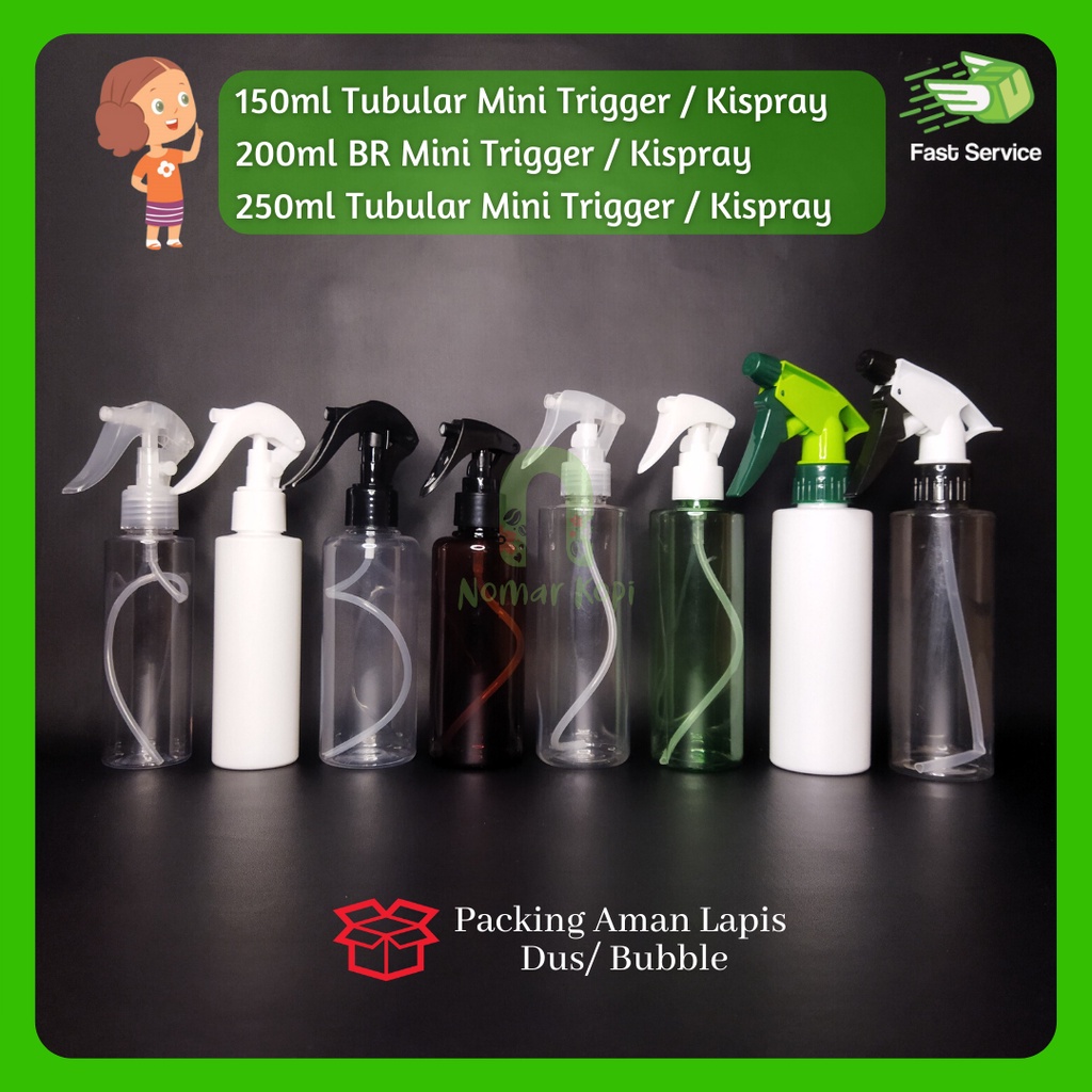 Botol 150ml Mini Trigger Spray Neck 24