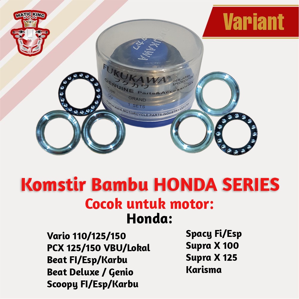 Komstir comstir stang Honda Vario Beat scoopy spacy PCX Supra x karisma grand ADV 100 110 125 150 160  Fukukawa