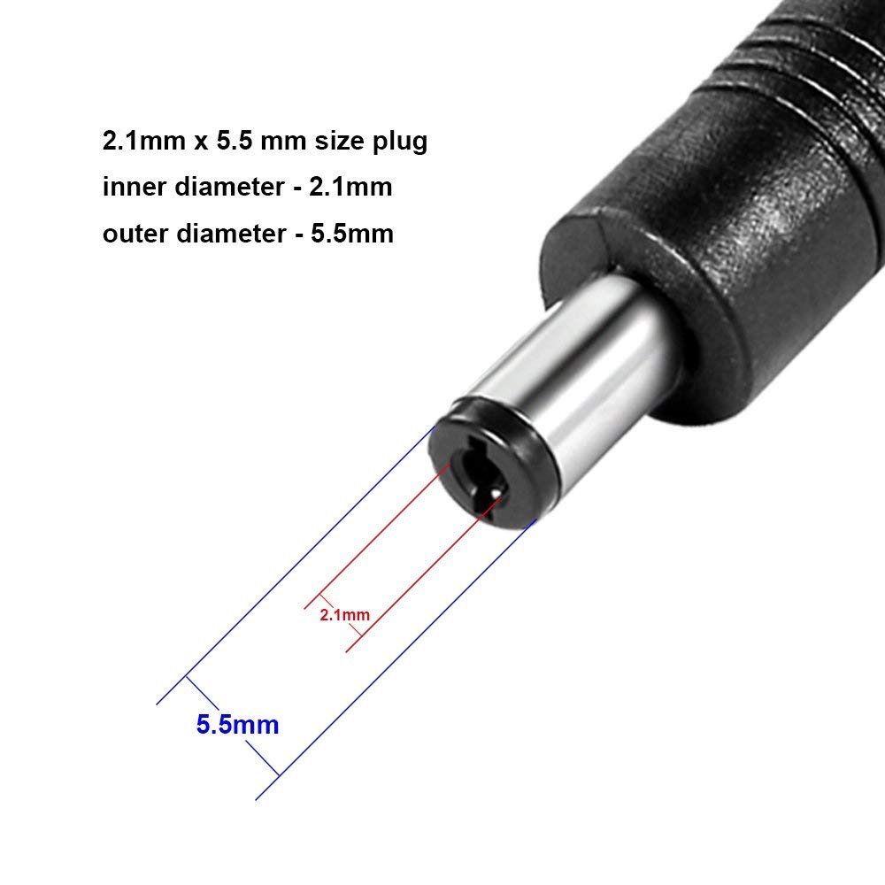 Suyo Kabel Ekstensi 12V Bermanfaat Power Adapter 0.5m-5m Male to Female