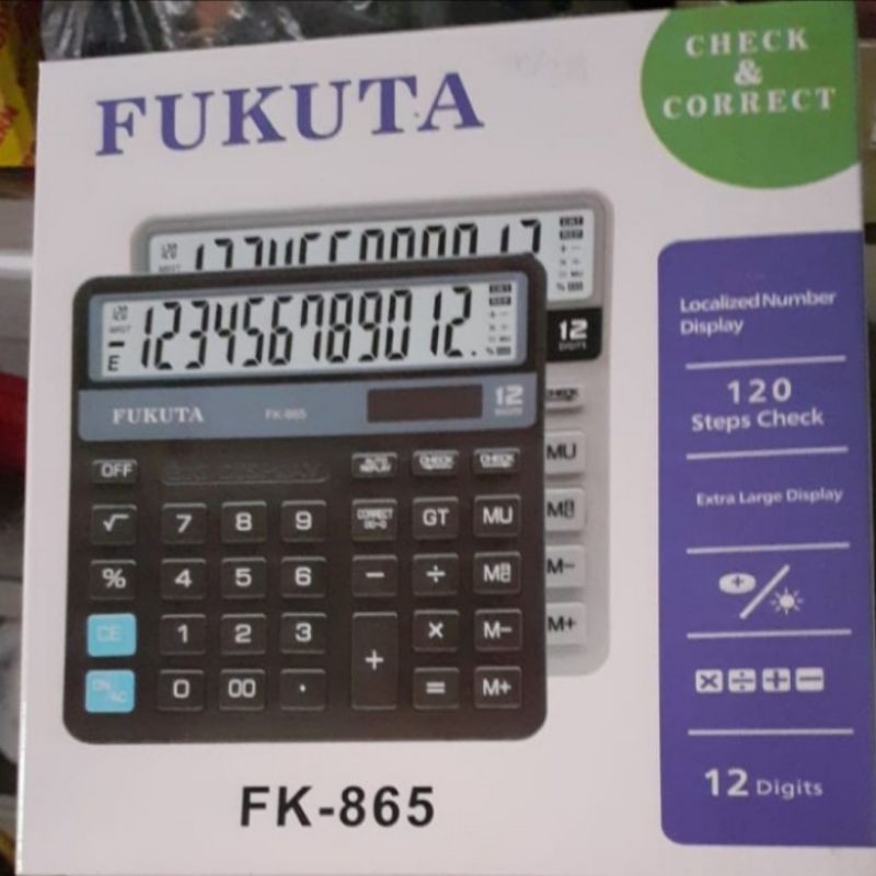 

KALKULATOR 12 DIGIT FUKUTA FK-865