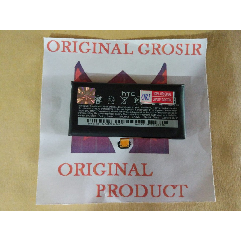 Baterai battery HTC One V BK76100 Original100%