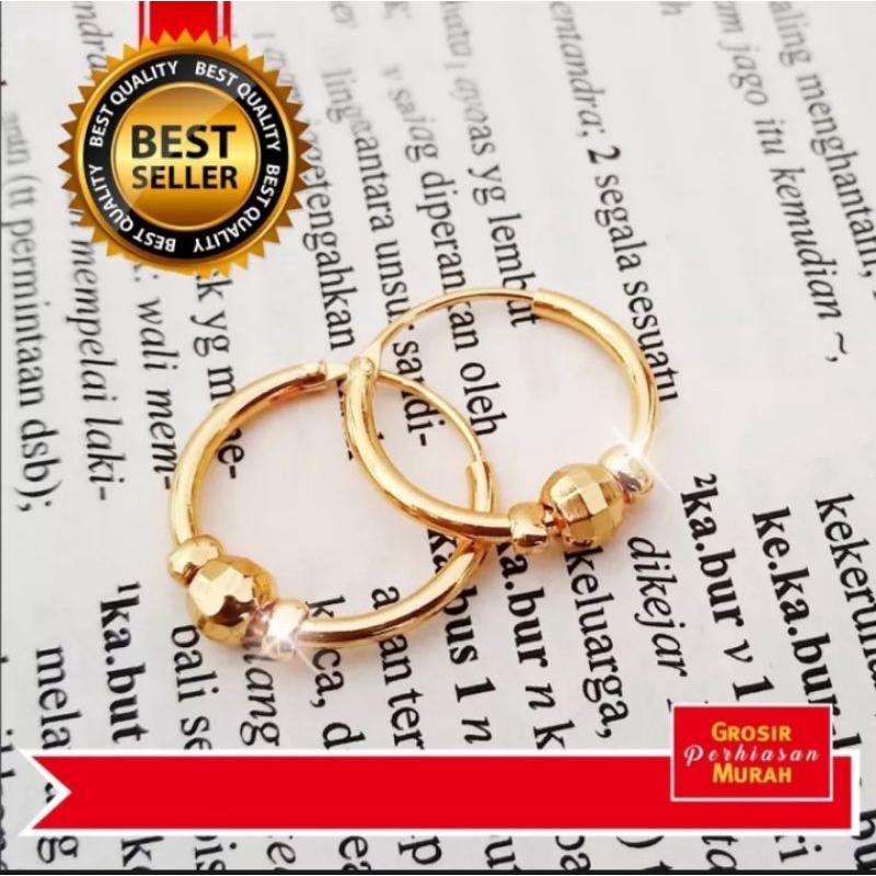 anting gifsy polos bola bola titanium