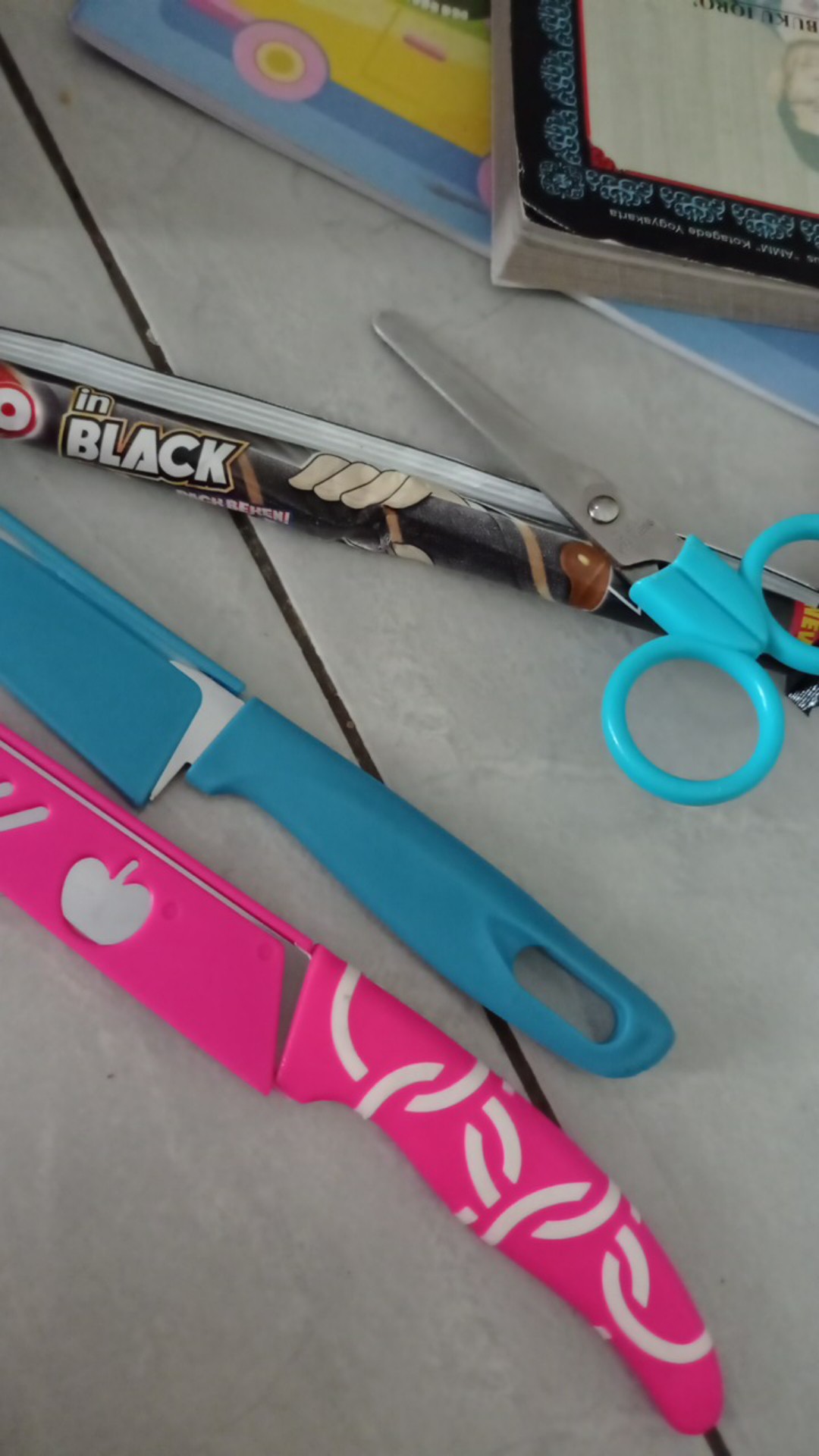 Pisau Logo Apel Buah Buahan Tajam Kecil Stainless Dapur Masak Dapur Makanan Apple