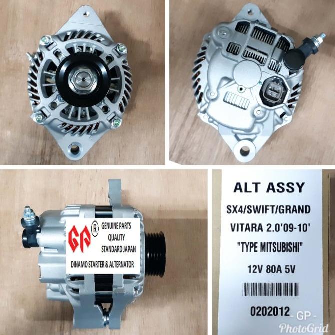 Dinamo Alternator Gp Suzuki Sx4 / Ignis / Ertiga / Splash / G Vitara