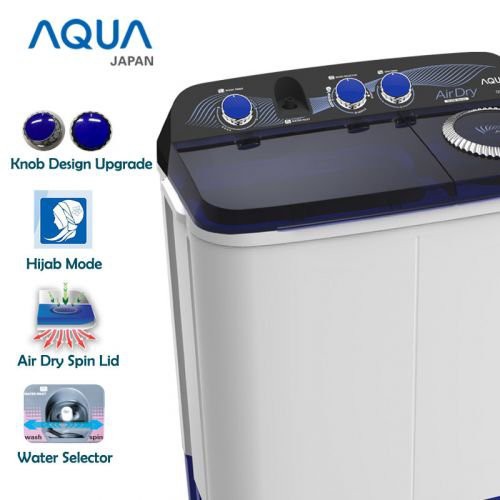 Mesin Cuci AQUA QW 850 XT 8 kg 2 tabung