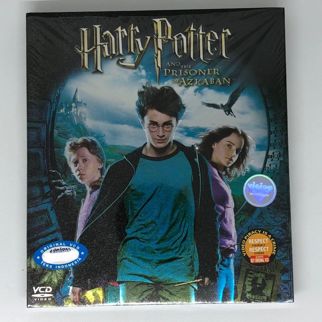 VCD Film Movie Harry Potter Teks Indonesia Original Asli Chamber Prisoner Sorcerer