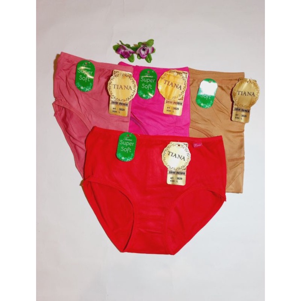 Tiana Celana Dalam Bahan Super Soft 3829 Wanita Dewasa Ukuran M Sampai Dengan XXL Underwear