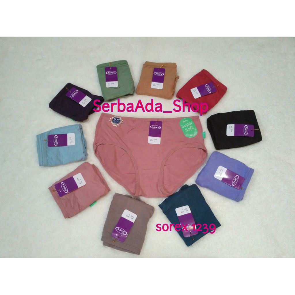 CD Sorex 1239 SuperSoft Size M - XXL Celana Dalam Wanita Nyaman Bagus