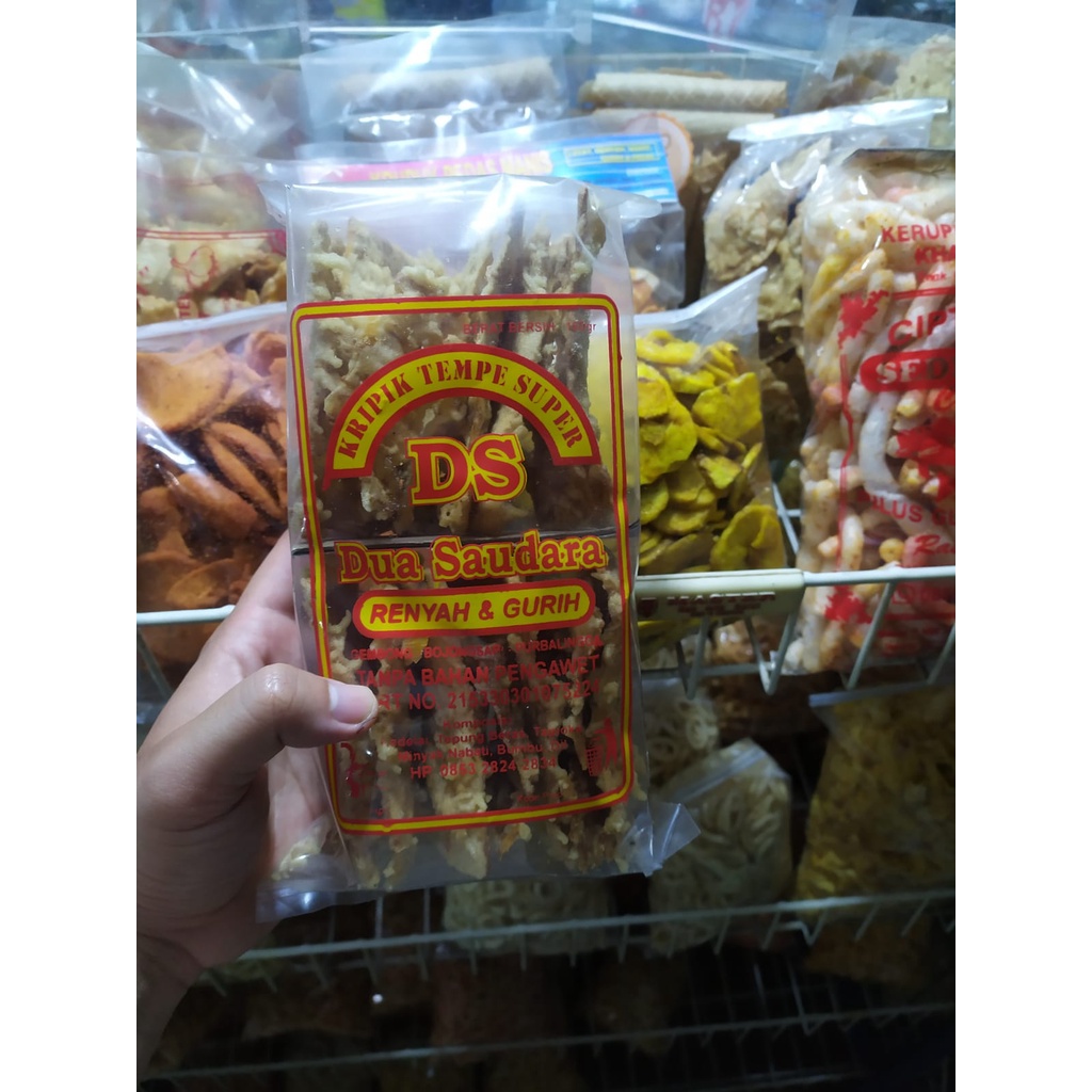 

Keripik Tempe Dua Saudara Snack Tradisional Jajanan Jadul Makanan Ringan Oleh Oleh Khas Banyumas Gombong Kebumen