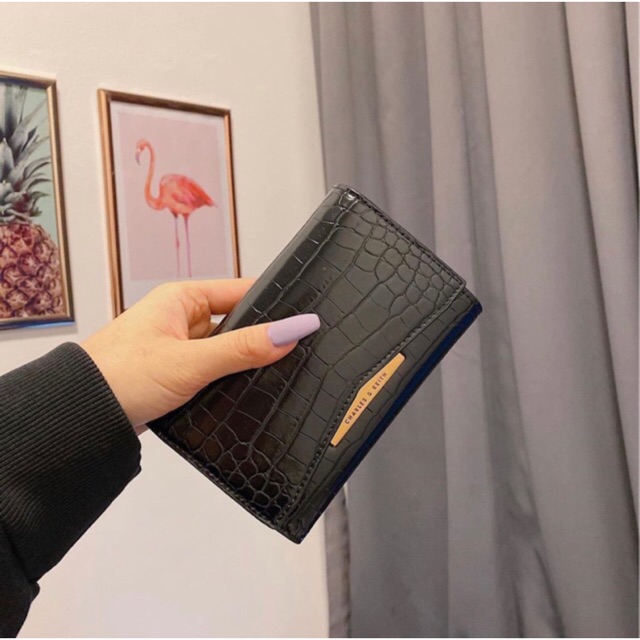 CK Front flap mini wallet
