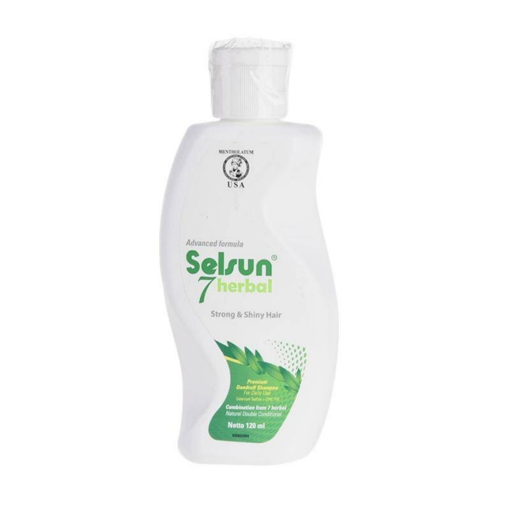 Selsun 7 Herbal Shampoo Anti Ketombe 120ml Shopee Indonesia