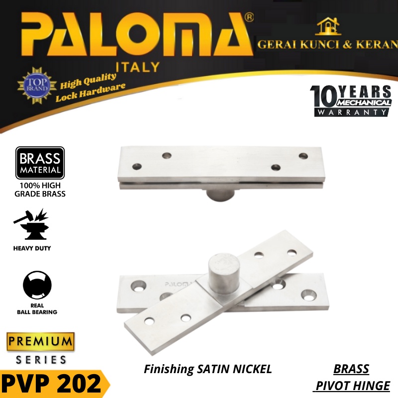 PALOMA PVP 202 PIVOT HINGE Engsel Pivot PUTAR Jendela SN