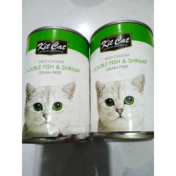 KIT CAT KALENG 400g DOUBLE &amp; SHRIMP