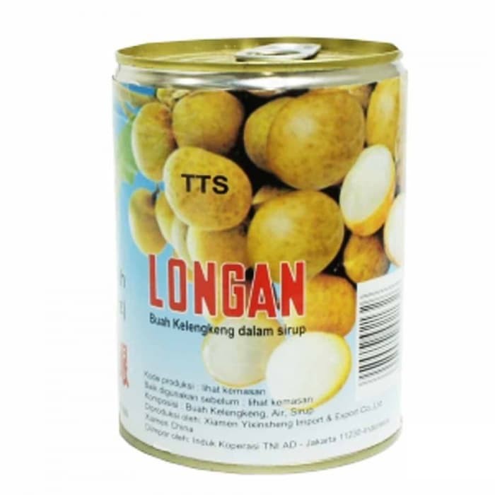 Longan in Syrup TTS 567g / Canned Longan / Buah Lengkeng Kaleng Kelengkeng