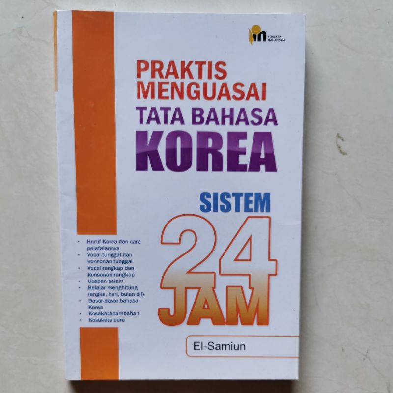praktis menguasai tata bahasa korea sistem 24 jam
