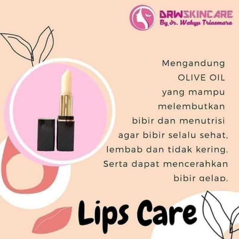 LIPSCARE DRW SKINCARE ORIGINAL 100% / BEST SELLER / LIPS CARE / BIBIR SEHAT / SUDAH BPOM