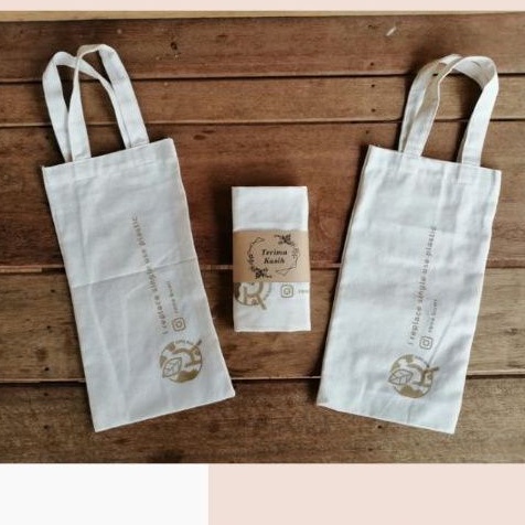 Totebag Blacu 15x25 Free Desain-Souvenir nikah-souvenir Murah-Souvenir Promosi-Souvenir toko-Pouch K