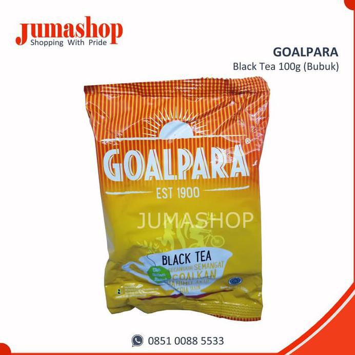 

FOEF GOALPARA TEH HITAM BUBUK 100G BREWED BLACK TEA-JUMASHOP JAKARTA BOGOR Y65B