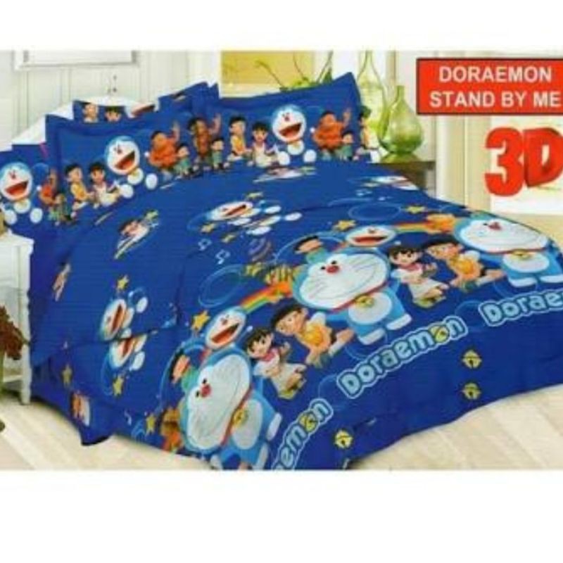 Sprei Bonita 3D no 4 uk 100x200 motif Doraemon stand by me