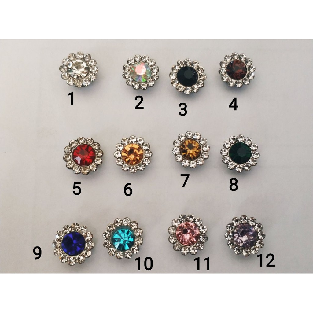 Diamond cangkang / Permata Cangkang Bunga 10mm, 72 Pcs