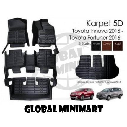 Karpet 5D mobil innova dan fortuner