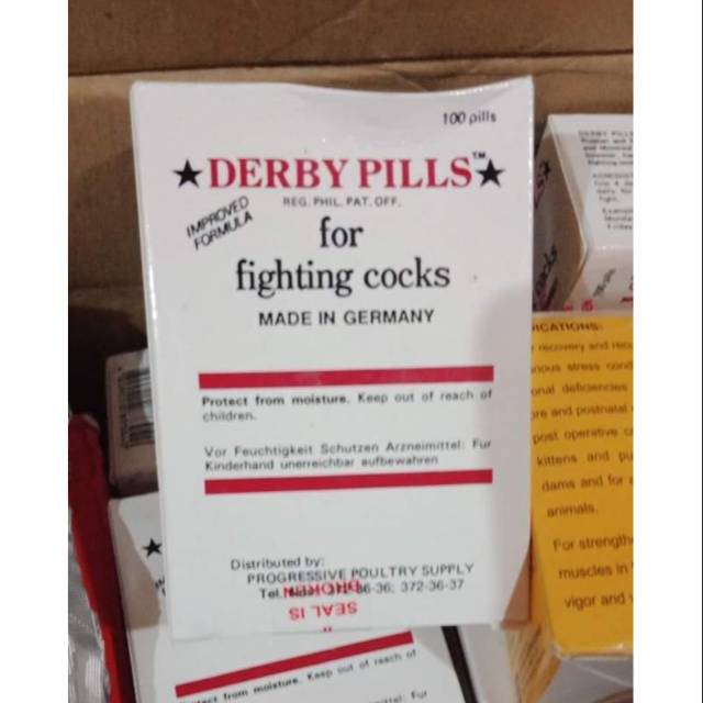 Derby pill 1kotak isi 100biji