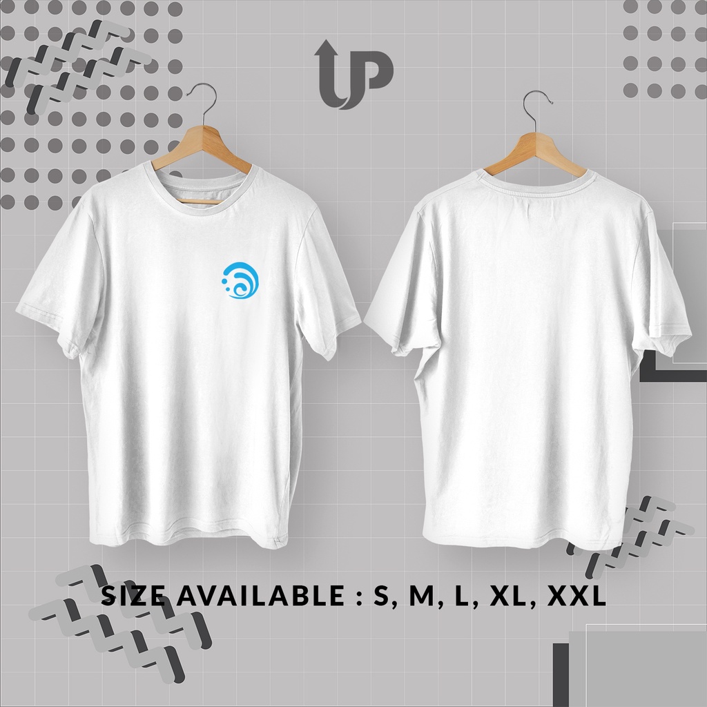 KAOS GENSHIN IMPACT / BAJU GENSHIN IMPACT / KAOS GENSHIN IMPACT LOGO ELEMENT "HYDRO"