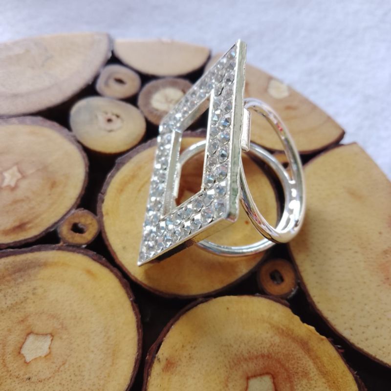 RING / BROS /  CINCIN BENTUK GESPER BERKILAU  BAHAN IMPORT ANTI LUNTUR-3