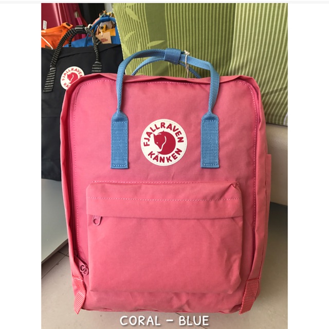 fjallraven kanken pink and blue