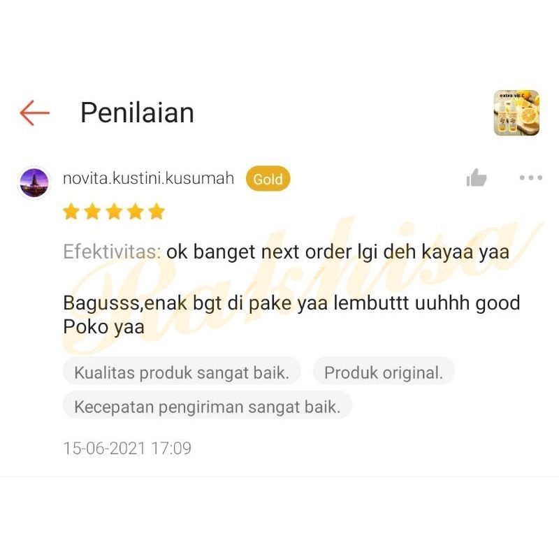 Spray Lemon Water VIT C  Perawatan Wajah Sehat Segar Alami, 9 in 1 Manfaat Natural Halal Original-6