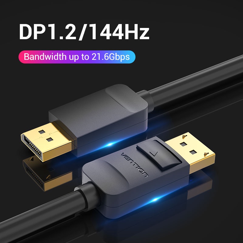 Kabel Display Port Male to Display Port (DP)  Vention Male HAC 1.5m / 3m