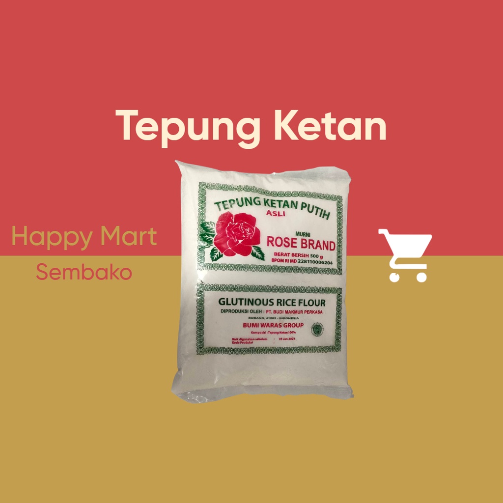 

TEPUNG KETAN ROSE BRAND 500 GRAM