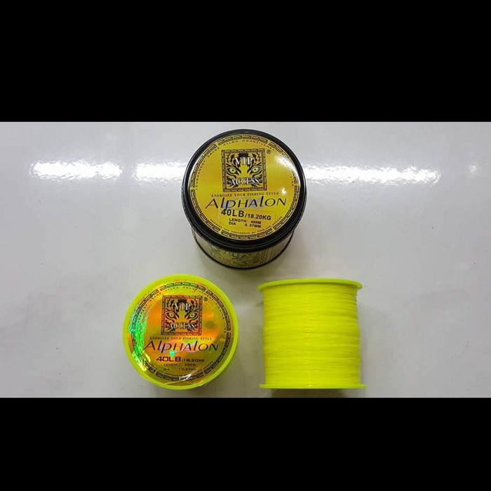 Senar Pancing LINE MONO VIP ACCESS "ALPHALON" (Color YELLOW FLUO)