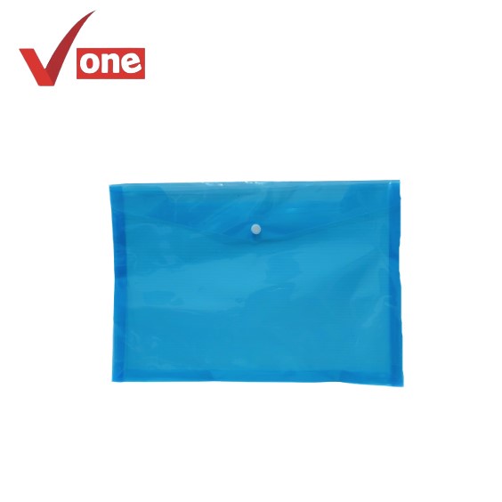 V One Map Plastik Kancing 1 Folio - Ecer