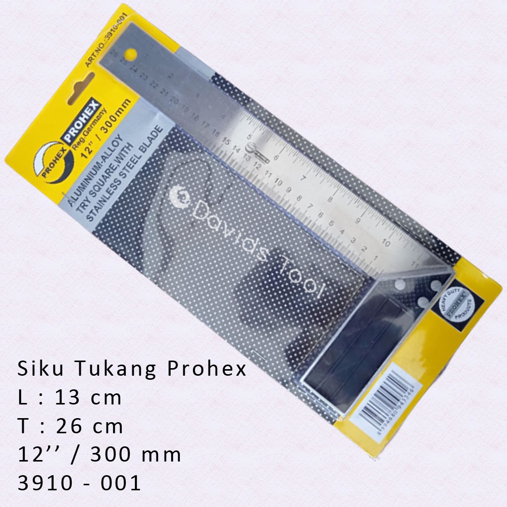 

Penggaris Siku Tukang 30 Cm Prohex