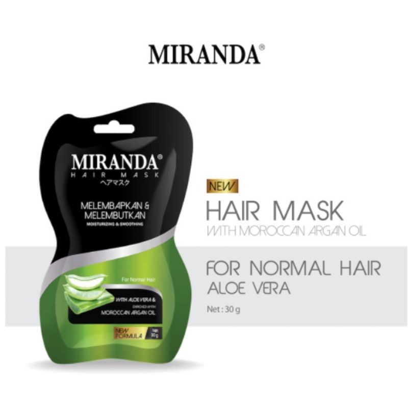 MIRANDA Hair Mask | Masker Rambut Sachet 30gr