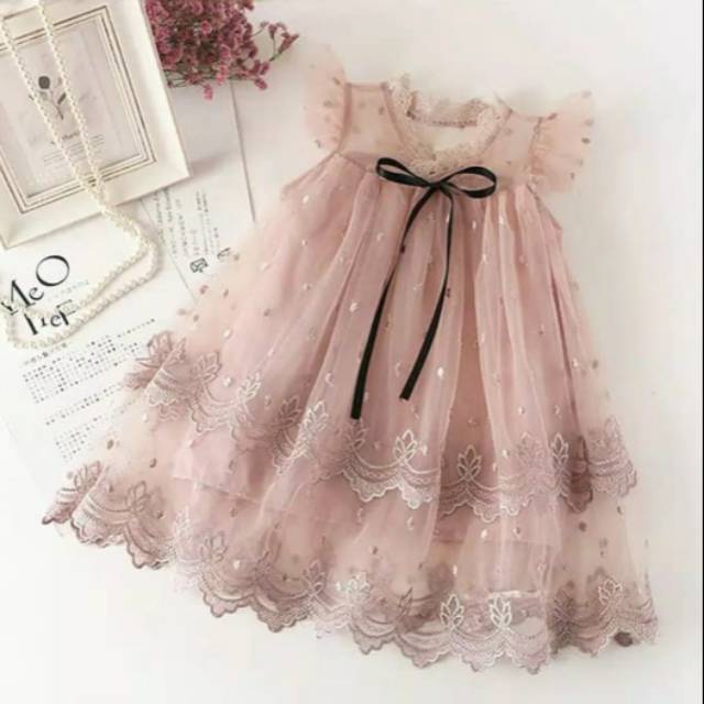 Dress Princess Tulle Baju Pesta Anak Perempuan Shopee Indonesia