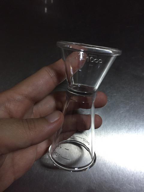 Acrylic Cocktail Jigger - Meassure Cup - Gelas Takar Acrylic