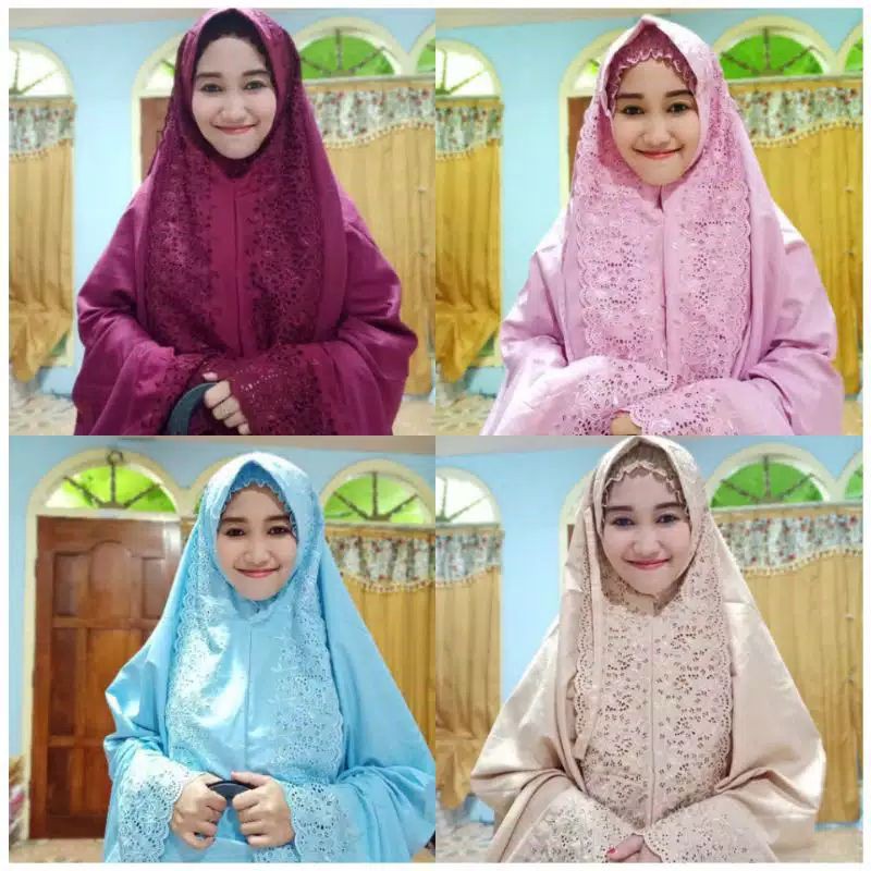 MUkena Syahrini Katun Mikro